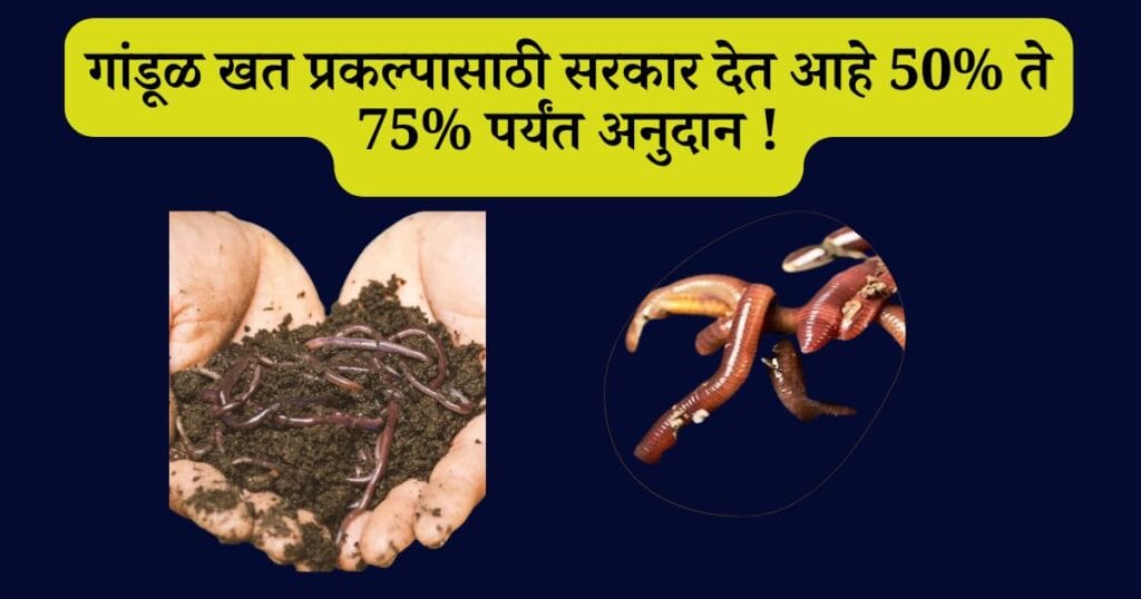 गांडूळ खत प्रकल्पासाठी या योजना देतात अनुदान !
