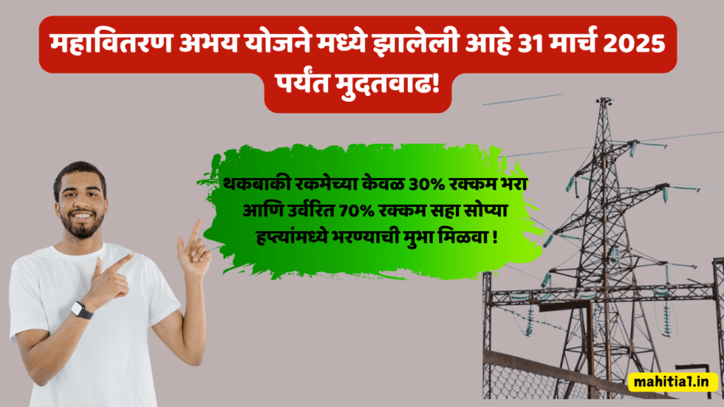 महावितरण अभय योजना