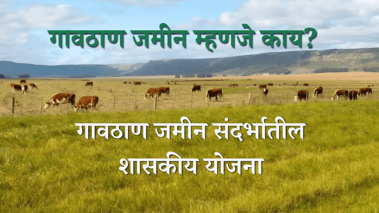 गावठाण जमिनधारकांसाठी असलेल्या शासकीय योजना