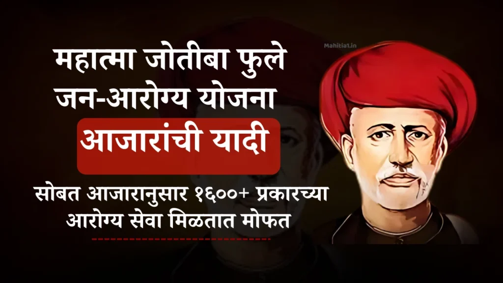 अद्यावत महात्मा फुले जन आरोग्य योजना आजार यादी pdf