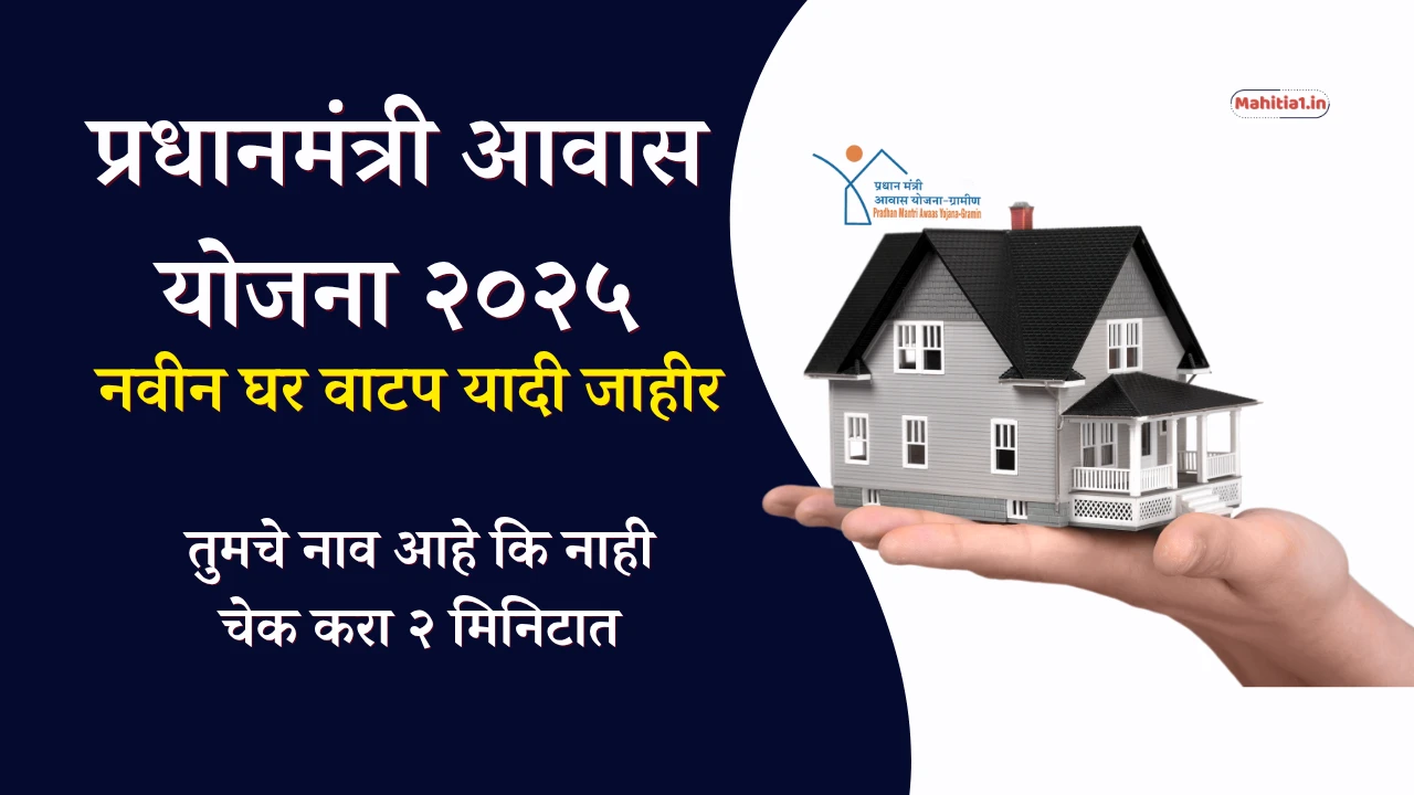 PMAY beneficiary list checking Maharashtra 2025